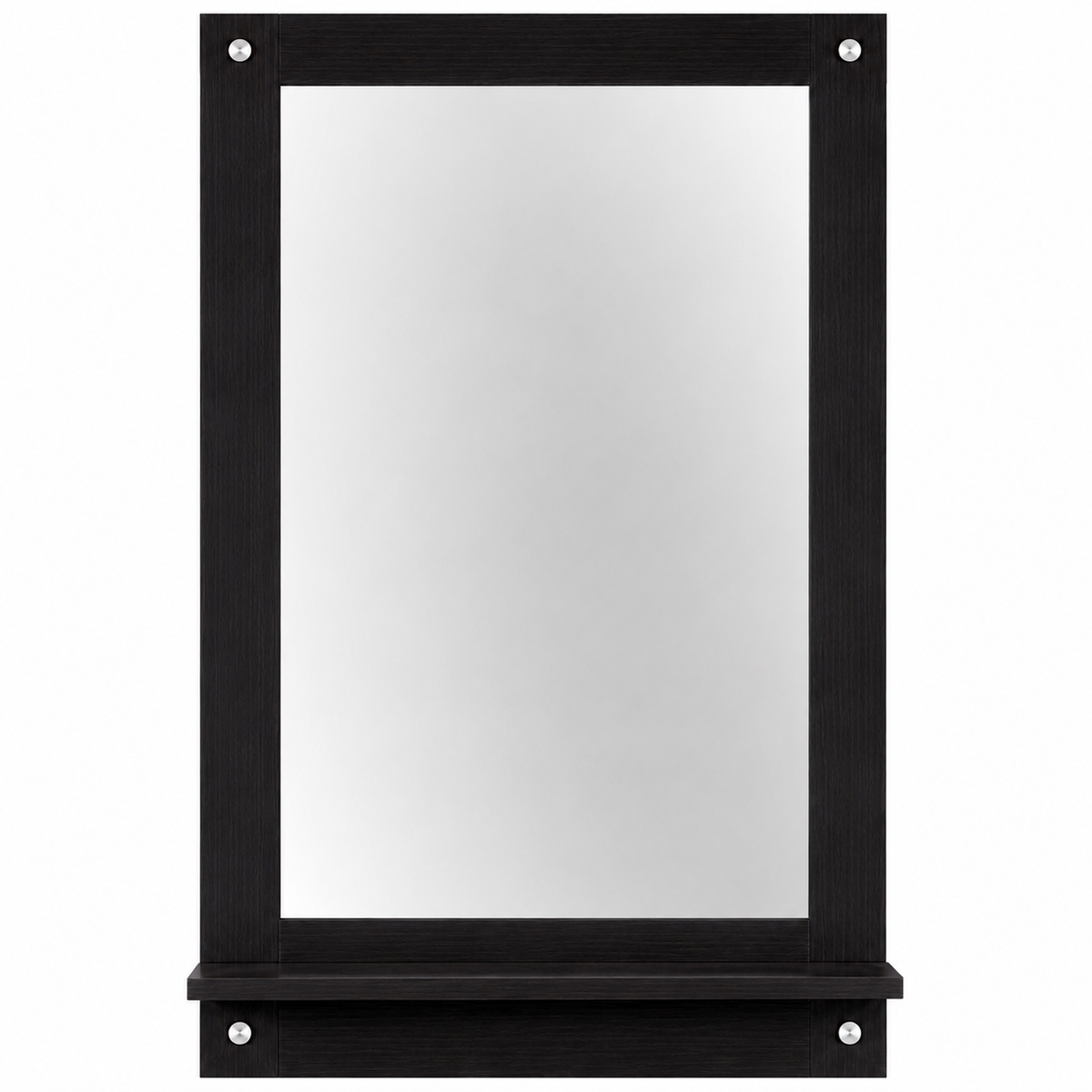 PEDPIX wall mounted dressing mirror with shelf in Venge, view 3