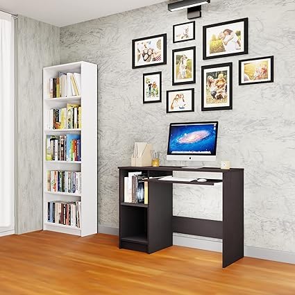 Multipurpose Computer Table and Office Desk with Keyboard Tray Study Table Engineered Wood Computer Desk
