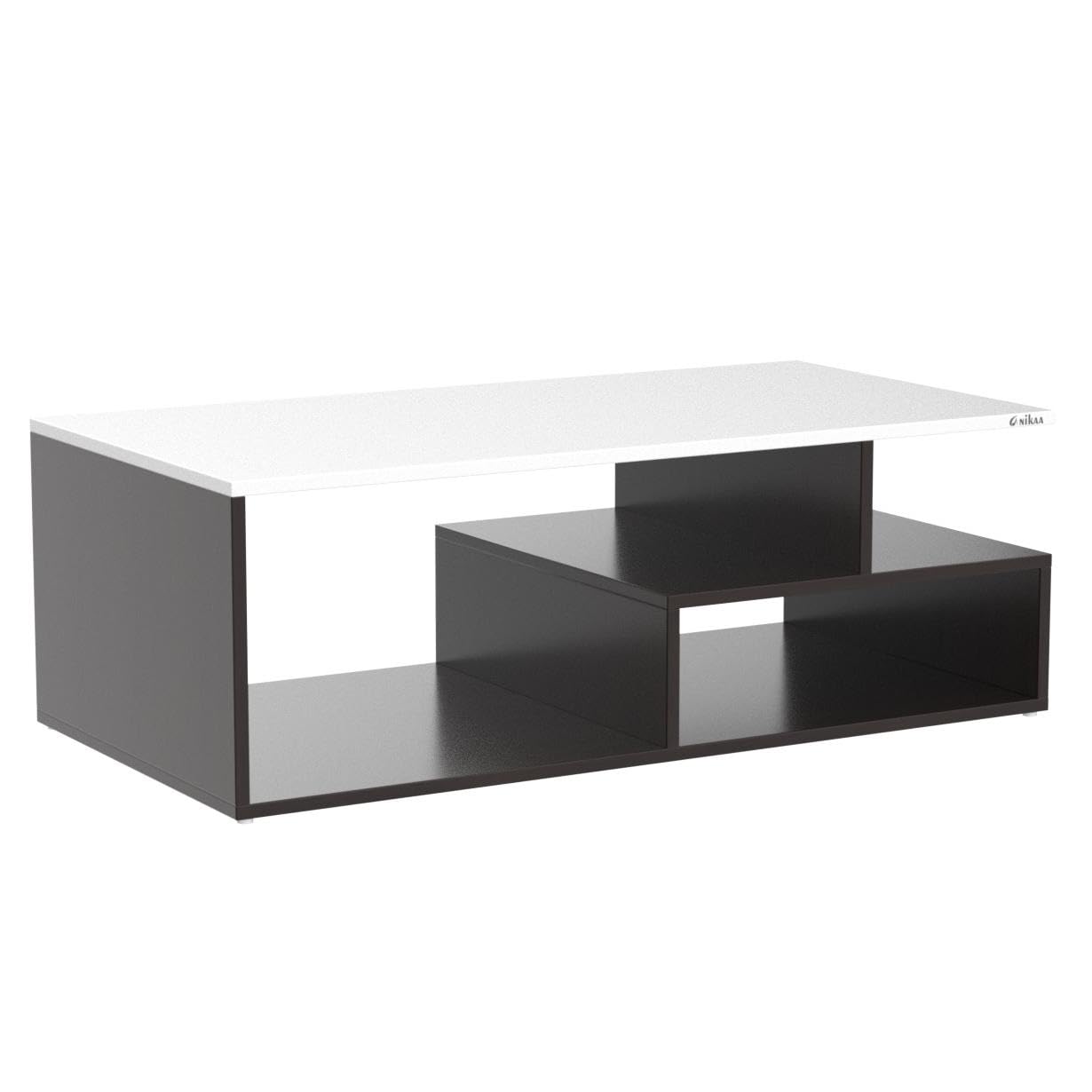 PEDPIX Engineered Wood Coffee Table/Centre Table/Tea Table for Living Room (Wenge White, Matte Finsh) D.I.Y