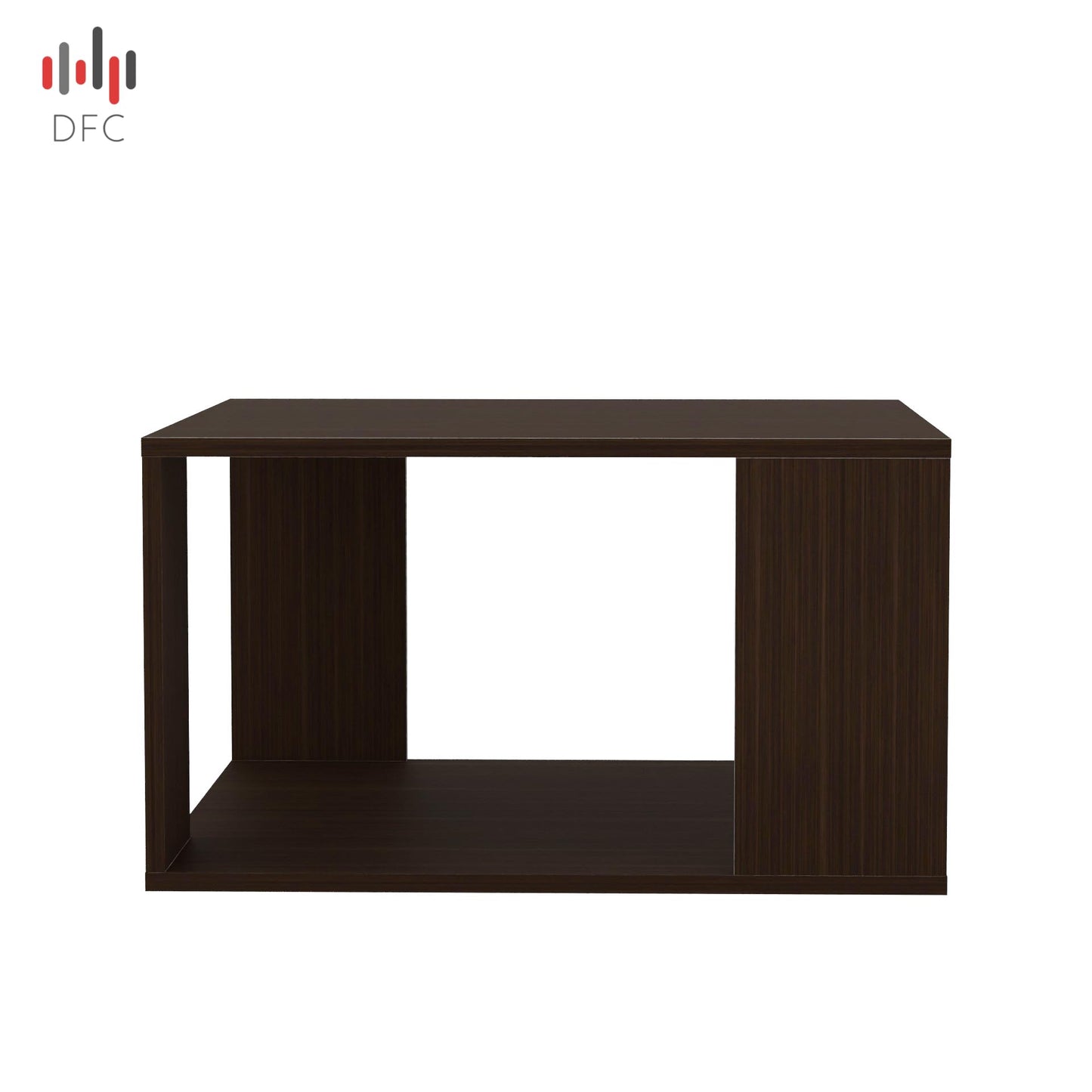 PEDPIX Carrera Engineered Wood Coffee Center Sofa Tea/Teapoy Console Table with Storage for Living Room Home Hall (Dark Wenge)