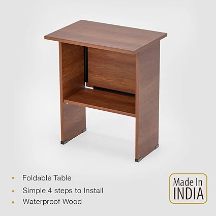 PEDPIX Engineered Wood Computer Desk (L-shaped, Finish Color - BROWN, DIY(Do-It-Yourself))