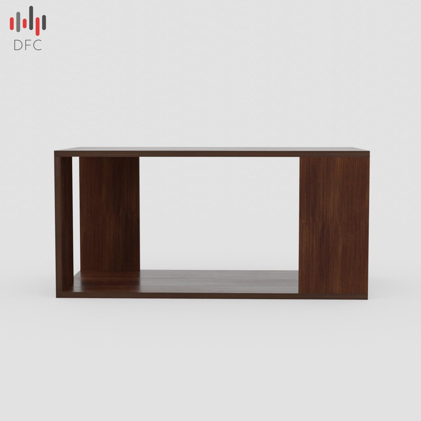 PEDPIX Carrera Engineered Wood Coffee Center Sofa Tea/Teapoy Console Table with Storage for Living Room Home Hall (Dark Wenge)