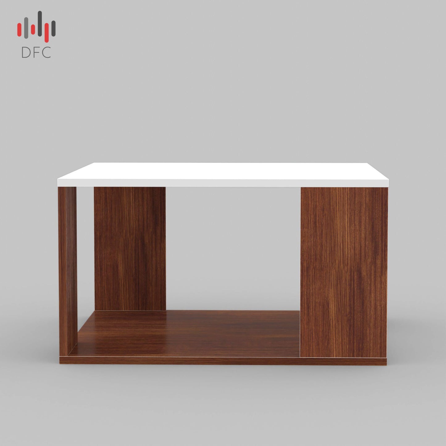 PEDPIX Carrera Engineered Wood Coffee Center Sofa Tea/Teapoy Console Table with Storage for Living Room Home Hall (Dark Wenge)