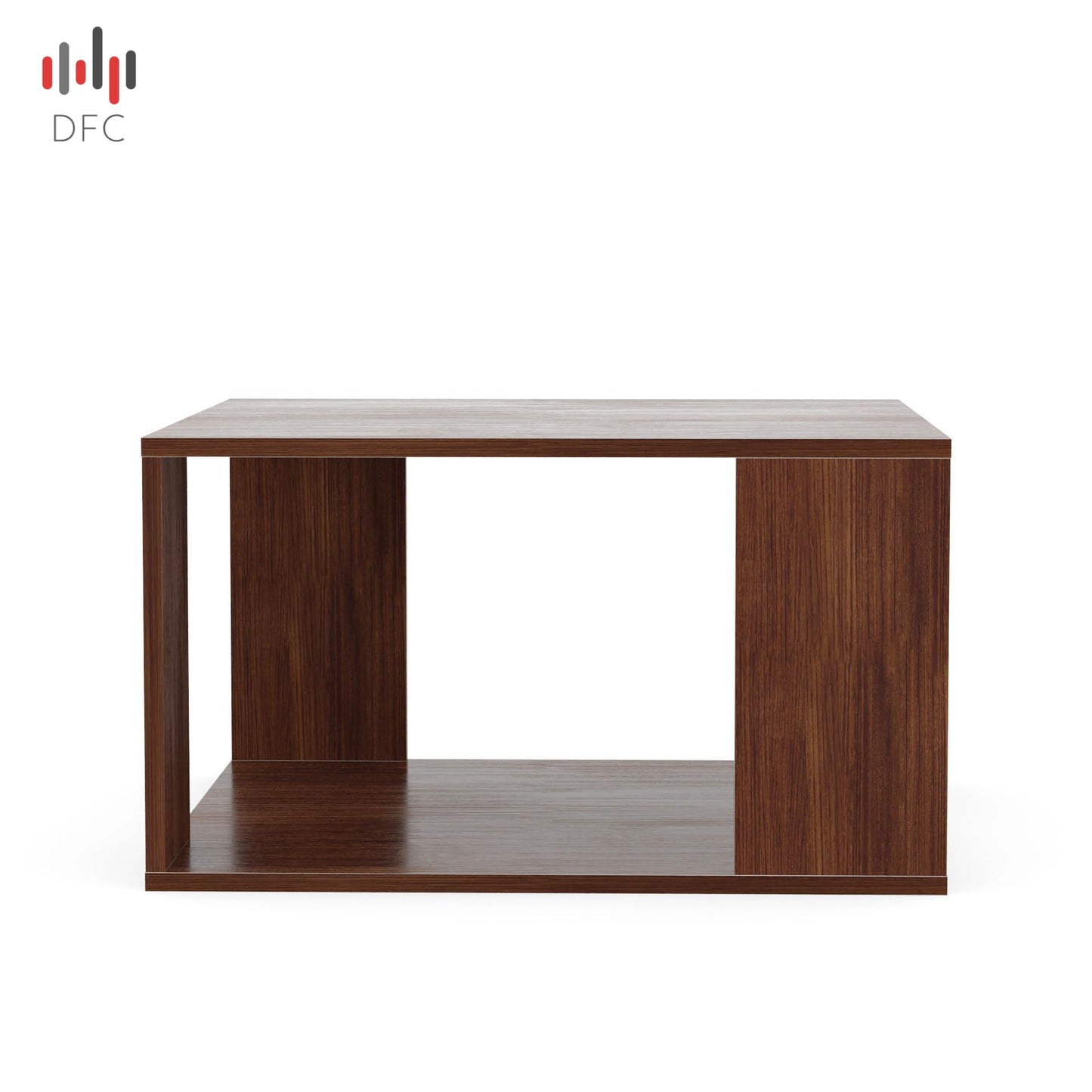 PEDPIX Carrera Engineered Wood Coffee Center Sofa Tea/Teapoy Console Table with Storage for Living Room Home Hall (Dark Wenge)
