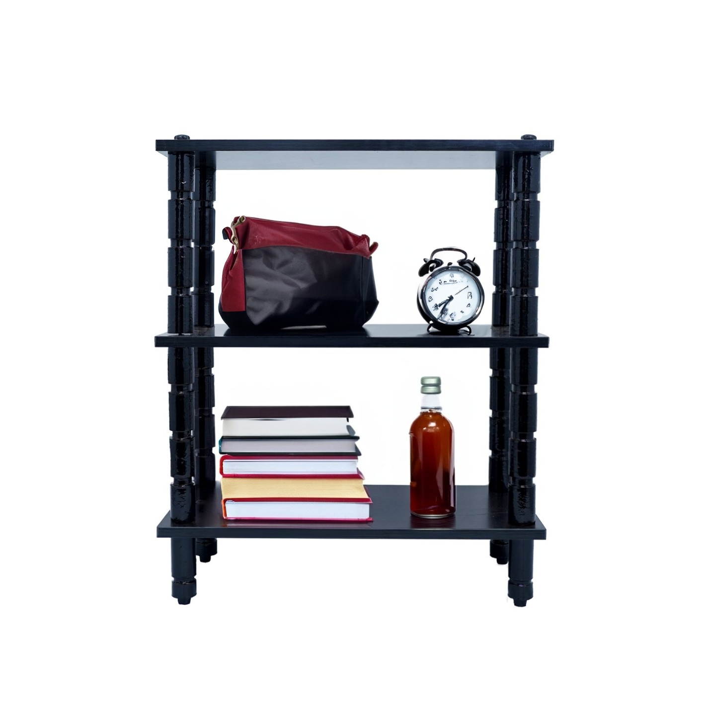 PEDPIX 3 Shelves Multipurpose Storage Cabinet Engineered Wood Book Shelf, Bookcase, Book Rack Stand, Open Book Shelf, Display Unit, Venge_(LXBXH:30X60X75cm) DIY(Do-it-Yourself)
