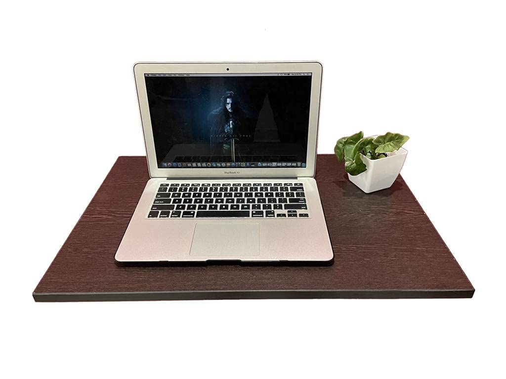 PEDPIX® Multipurpose Wall Mounted Flexible Engineered Wood Folding Table Recommended Wall Table for Laptop for Office/Home/Portable Desk Lap (Finish Color - VALNUT BROWN,60 x 40 cm, DIY(Do-It-Yourself))