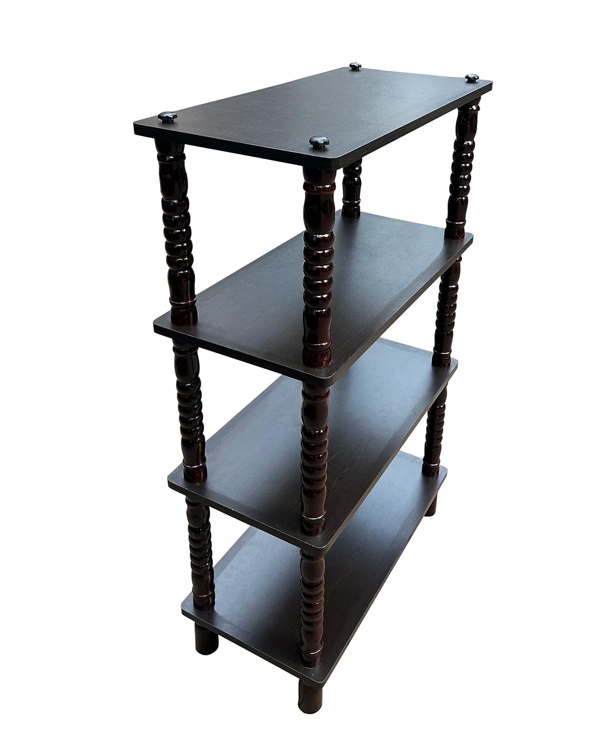 PEDPIX Wooden Multipurpose Storage Shelves Home Decor Portable Storage Rack Engineered Wood Open Book Shelf (Finish Color - Venge,DIY (Do-it-Yourself))