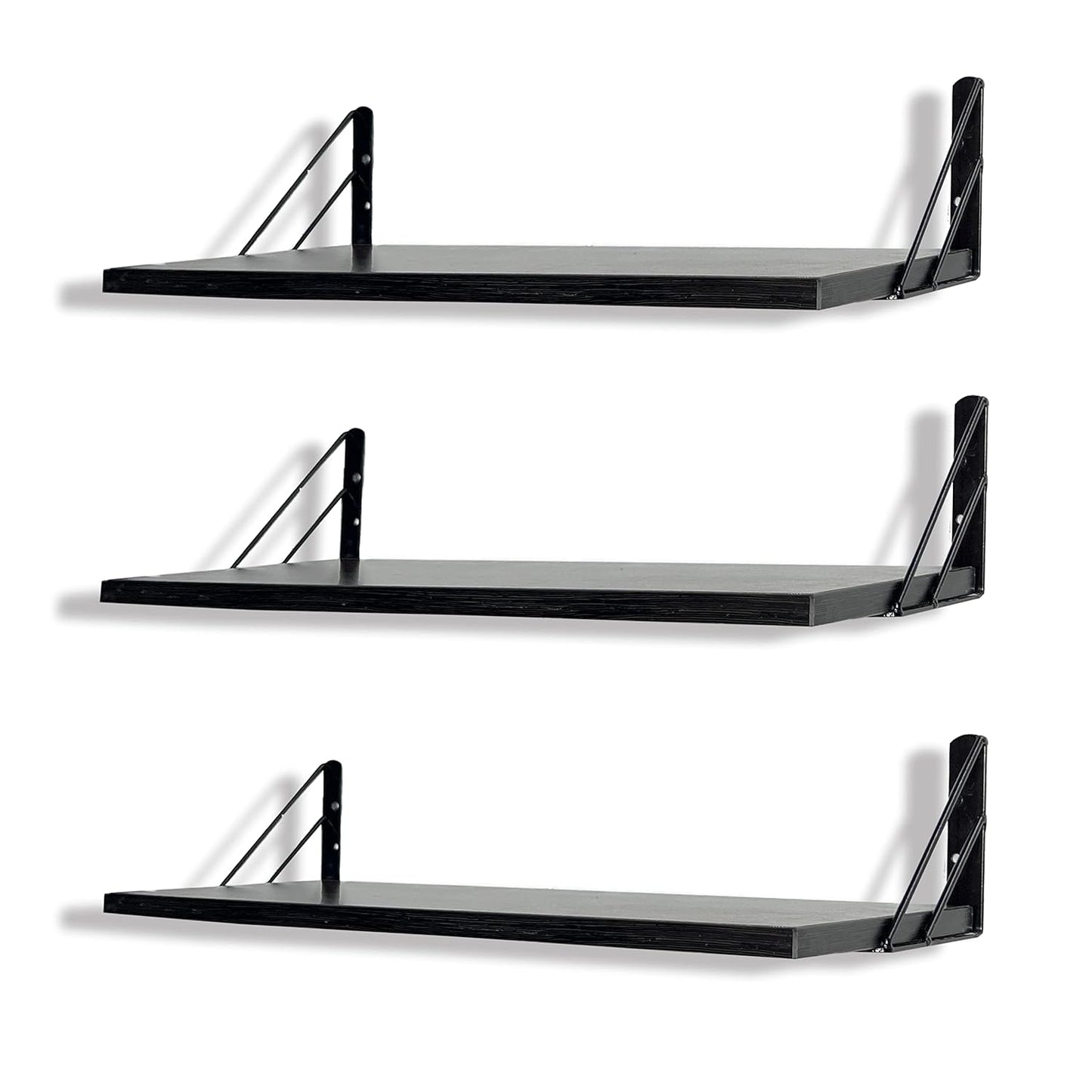 PEDPIX Particle Board Wall Shelf (Number of Shelves - 3)