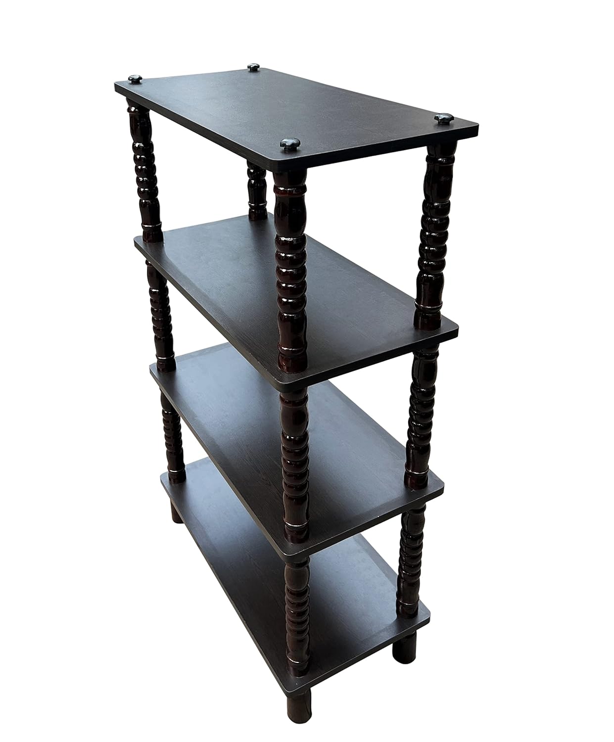 PEDPIX Wooden Multipurpose Storage Shelves Home Decor Portable Storage Rack Engineered Wood Open Book Shelf (Finish Color - Venge,DIY (Do-it-Yourself))