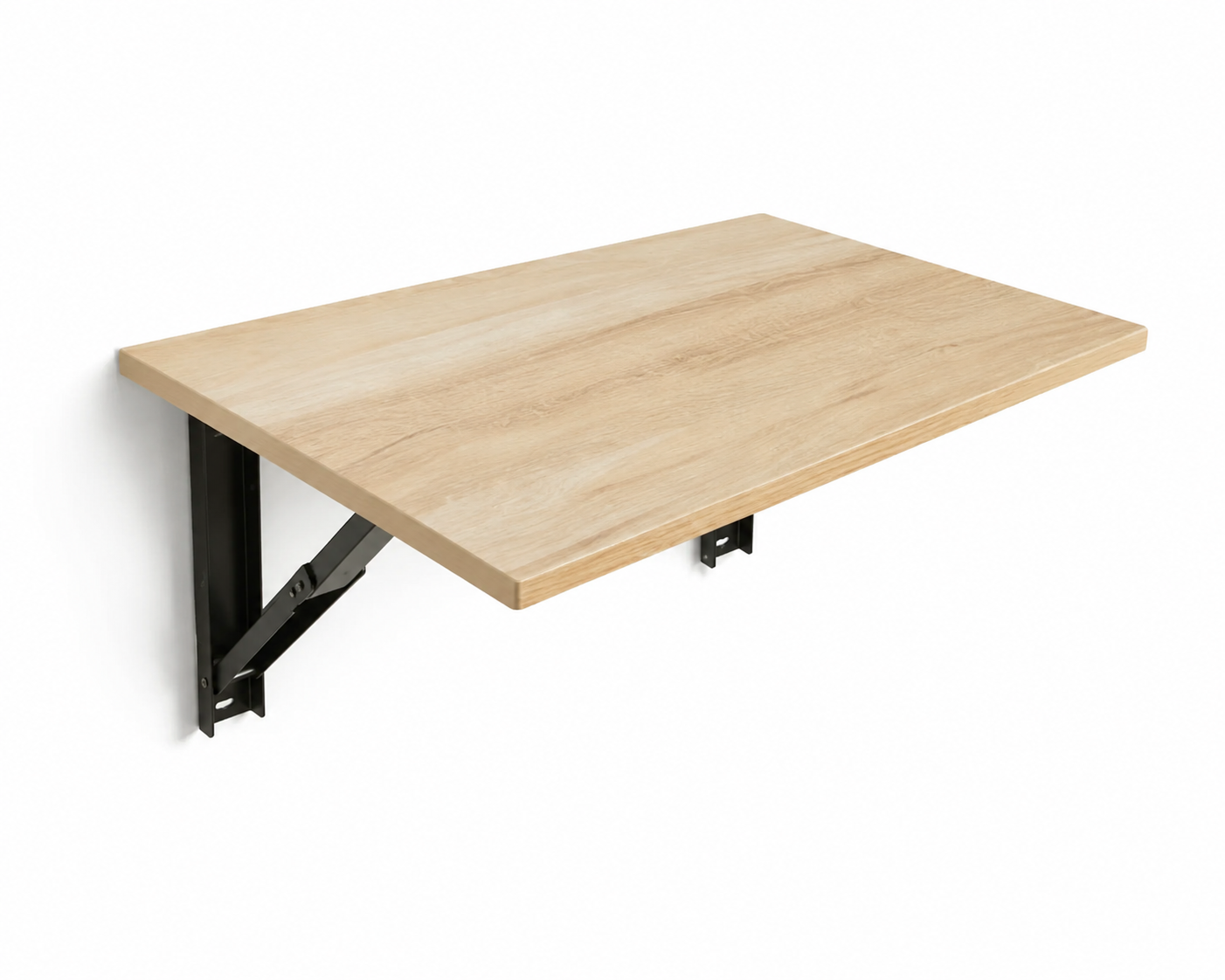 PEDPIX Wall Mounted Folding Table | Cream | Foldable Space-Saving Wall Desk | 60 × 40 cm
