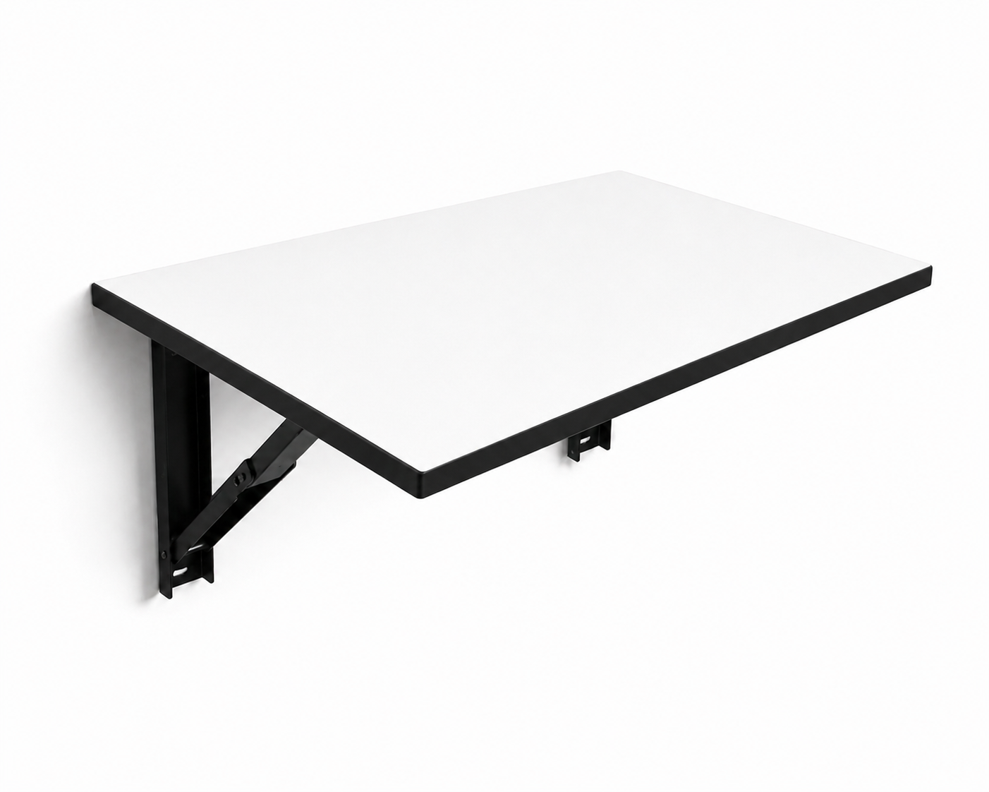 PEDPIX Wall-Mounted Folding Study Table – 60 × 40 cm | Space-Saving Foldable Laptop Desk for Home, Office & Small Rooms | Dark Brown