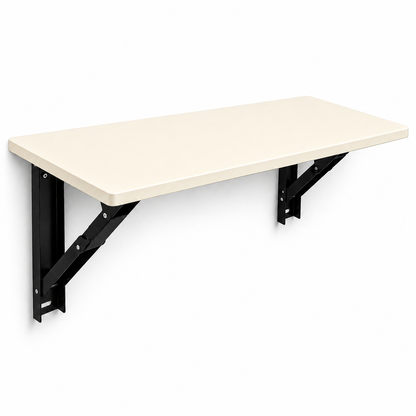 PEDPIX Wall Mounted Folding Table 80 × 40 cm | Space-Saving Foldable Wall Desk