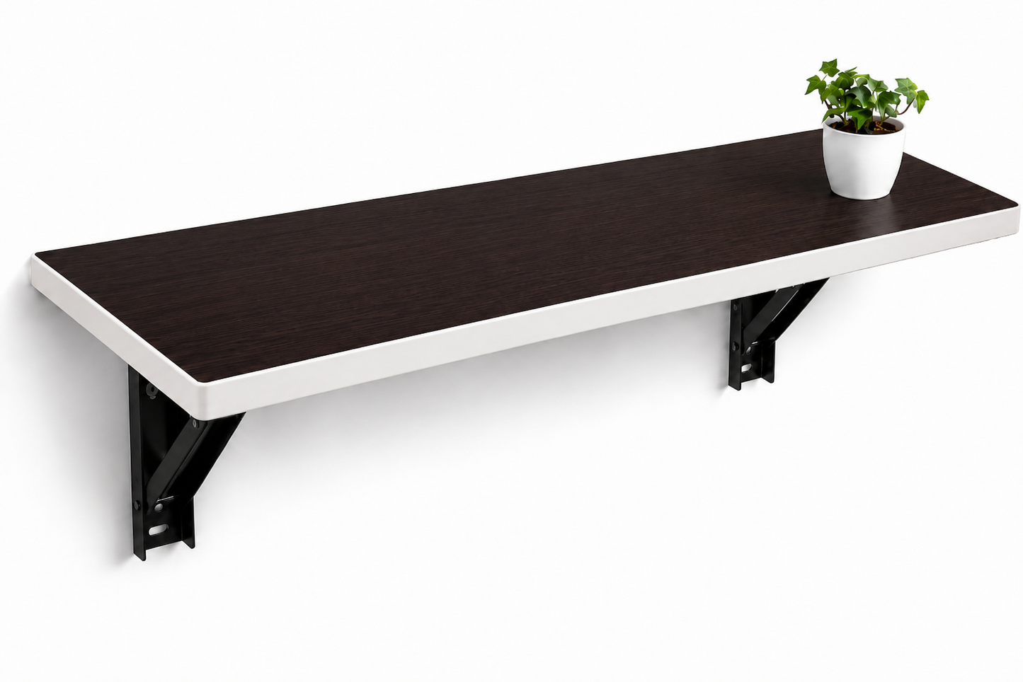 PEDPIX Wall-Mounted Folding Table 120 × 40 cm | Space-Saving Foldable Wall Desk | Engineered Wood | Study, Work & Dining Table