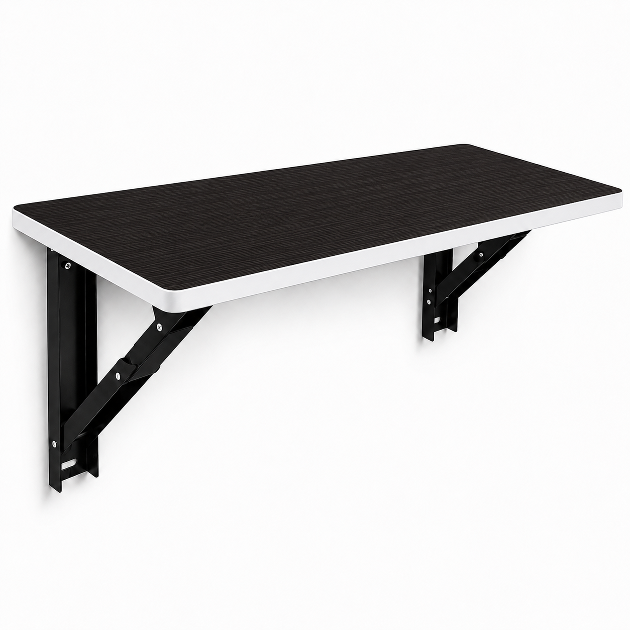 PEDPIX Wall Mounted Folding Table 80 × 40 cm – Venge White | Foldable Space-Saving Wall Desk