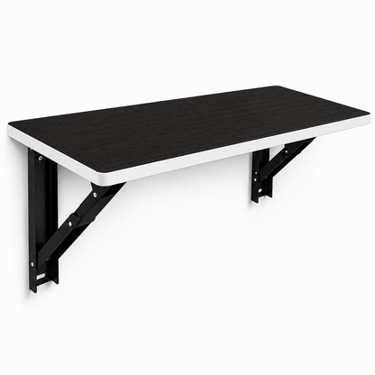PEDPIX Wall Mounted Folding Table 80 × 40 cm | Space-Saving Foldable Wall Desk