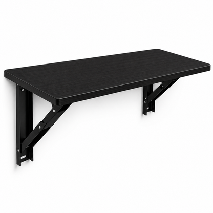 PEDPIX Wall Mounted Folding Table 80 × 40 cm | Space-Saving Foldable Wall Desk