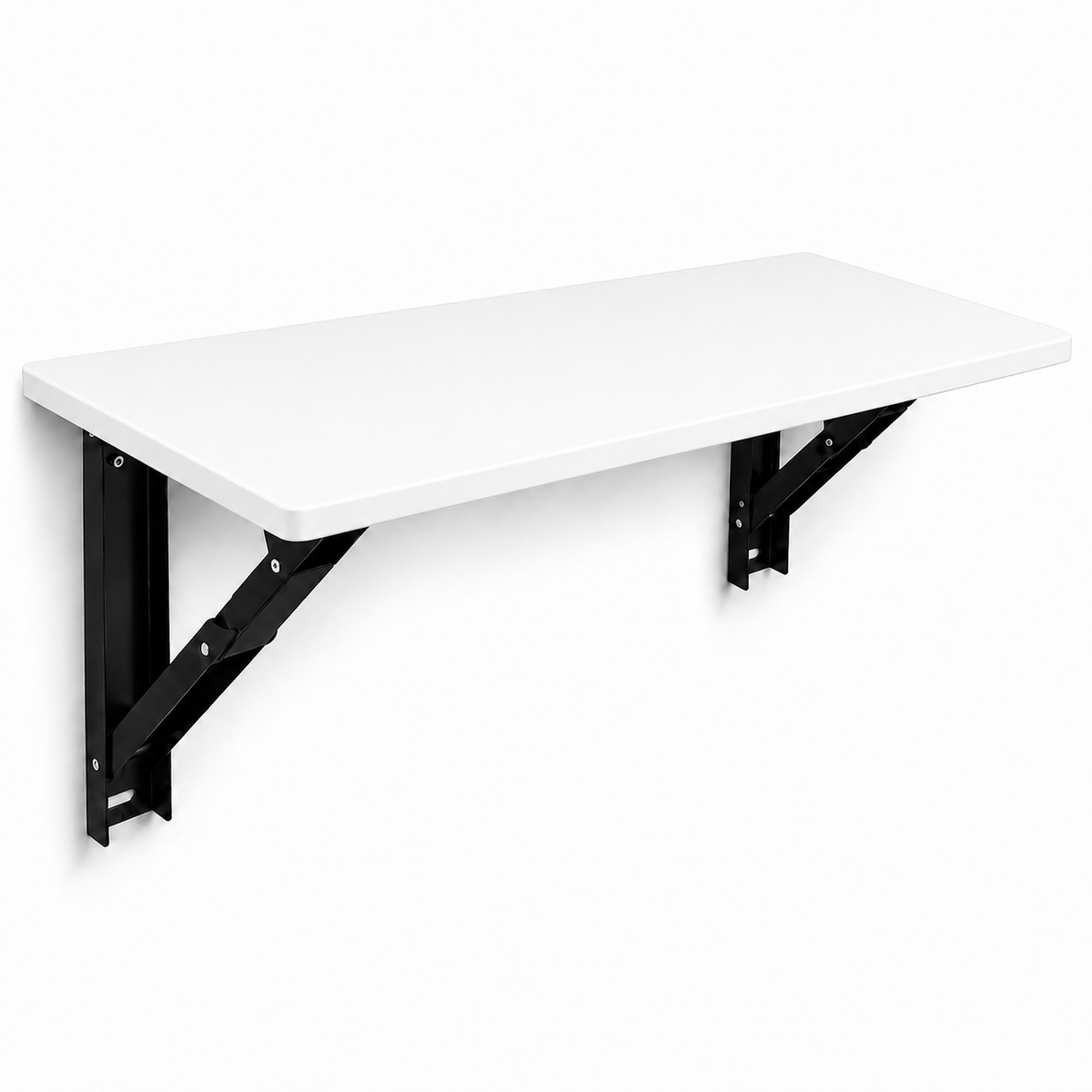PEDPIX Wall Mounted Folding Table 100 × 40 cm | Space-Saving Foldable Table | Study, Work & Multipurpose Table