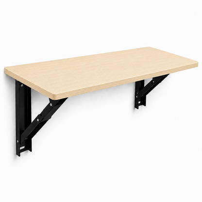 PEDPIX Wall Mounted Folding Table 100 × 40 cm | Space-Saving Foldable Wall Desk