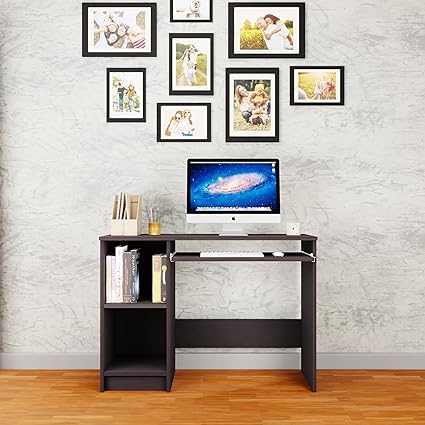 Multipurpose Computer Table and Office Desk with Keyboard Tray Study Table Engineered Wood Computer Desk