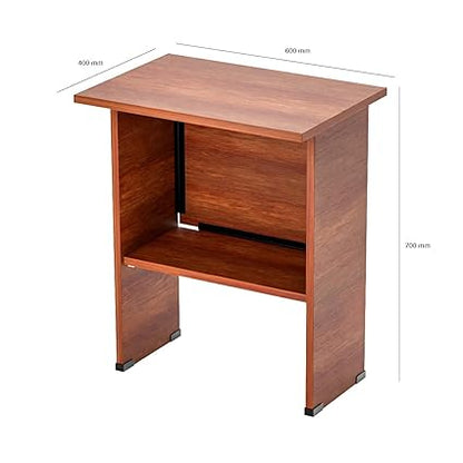 PEDPIX Engineered Wood Computer Desk (L-shaped, Finish Color - BROWN, DIY(Do-It-Yourself))