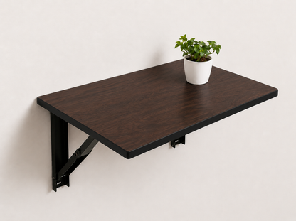 PEDPIX Wall Mounted Folding Table 60 × 40 cm | Space-Saving Foldable Wall Desk