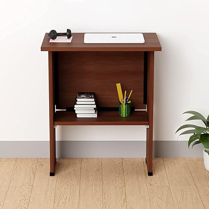 PEDPIX Engineered Wood Computer Desk (L-shaped, Finish Color - BROWN, DIY(Do-It-Yourself))