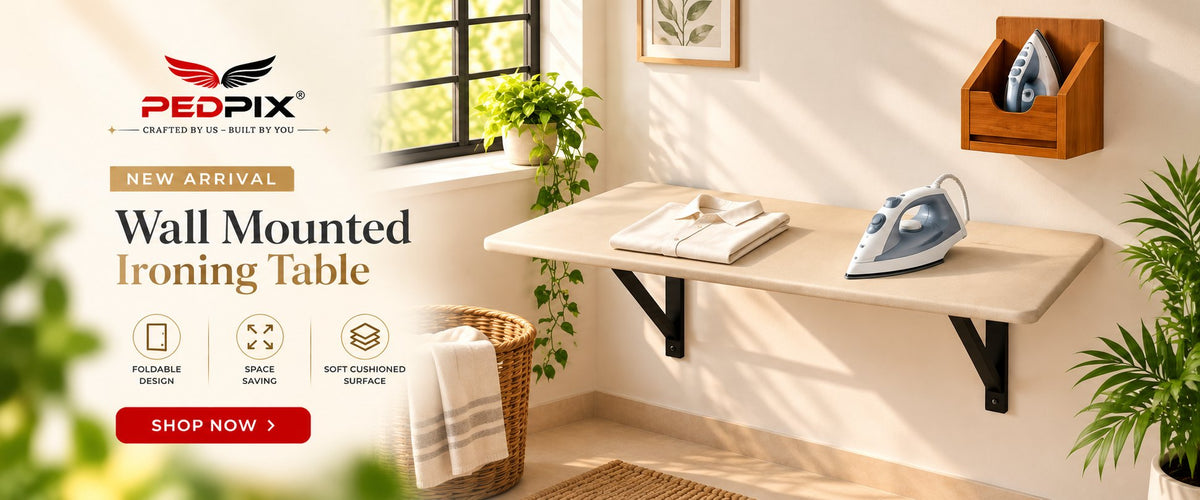 New wall mounted folding ironing table