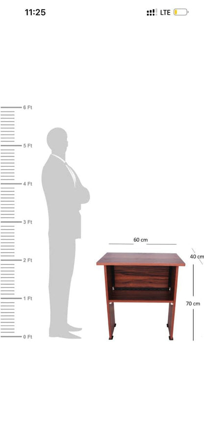 PEDPIX Engineered Wood Computer Desk and Study Table (Curved, Finish Color - VENGE Black, DIY(Do-It-Yourself))