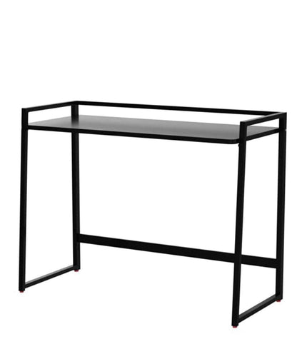 PEDPIX Engineered Wood Study Table (Free Standing, Finish Color - Black, Pre-Assembled)