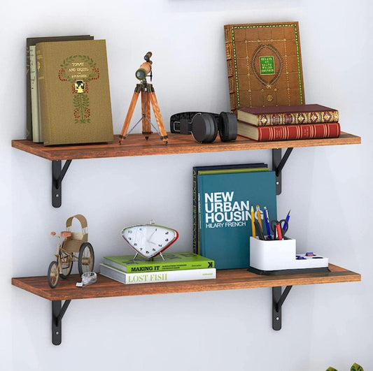PEDPIX Particle Board Wall Shelf (Number of Shelves - 3)
