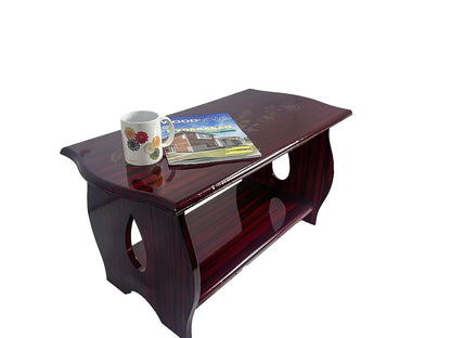 Pedpix® Engineered Wood Coffee Table (Teak Finish) Wooden Tea Table| Teapot |DIY Wooden Table Engineered Wood Coffee Table