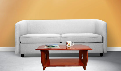 Pedpix® Engineered Wood Coffee Table (Teak Finish) Wooden Tea Table| Teapot |DIY Wooden Table Engineered Wood Coffee Table